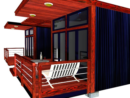 Модульный дом            static caravan